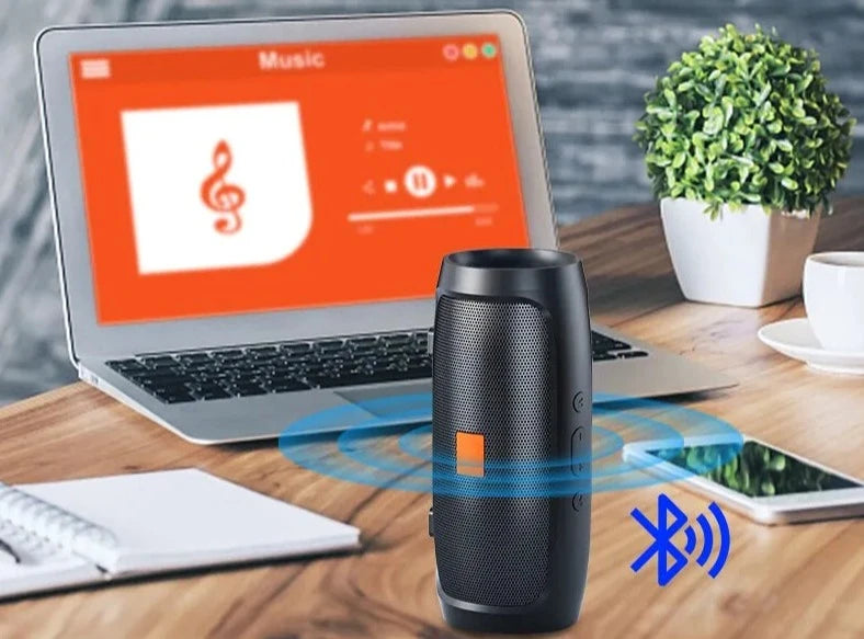 Caixa de Som Portátil com Bluetooth