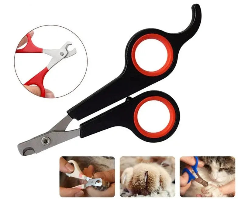 Tesoura Profissional para Aparar Unhas dos Pets